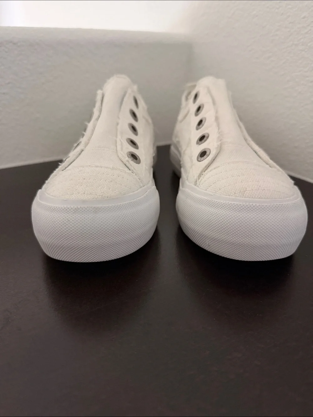 NWOT Blowfish White Platform Sneakers.